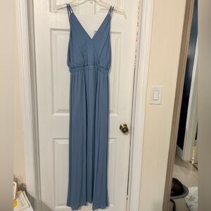 Slate Blue Lulus Maxi Dress